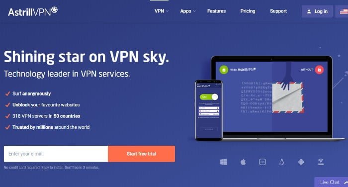 Astrill VPN Beurteilung